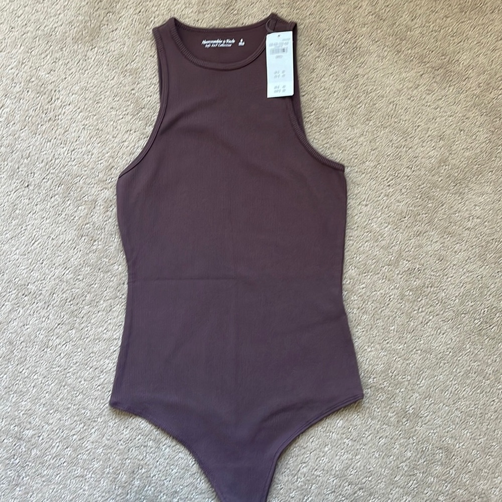 NWT Abercrombie ribbed bodysuit size S
